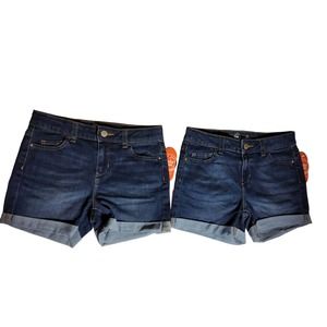 2 Pair NWT Girls Jean Shorts sz.